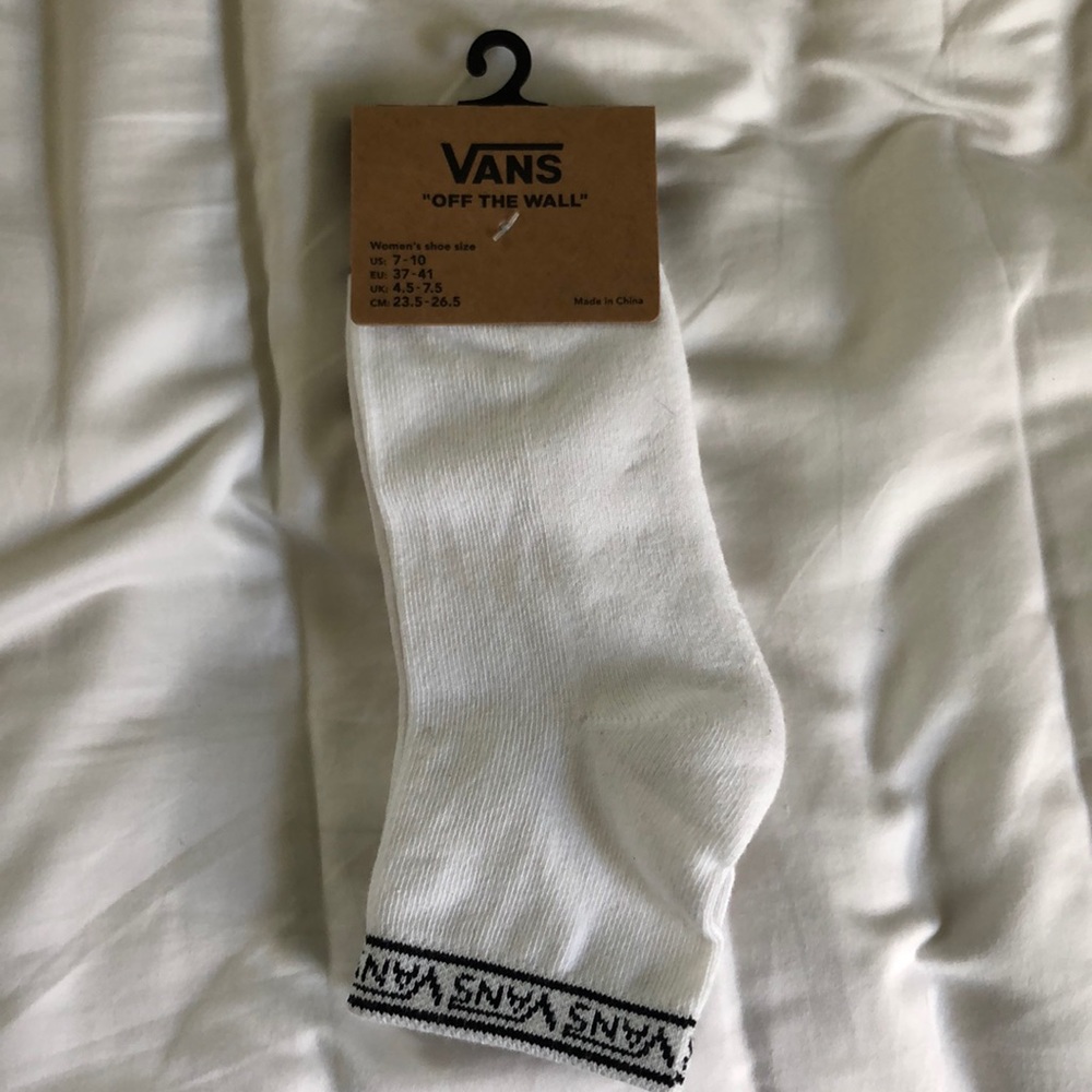 VANS white ankle socks